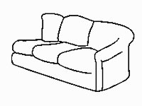 Офисный диван Унисон Диван 3-х местный с 1 подлокотником Правый 0.112(П)